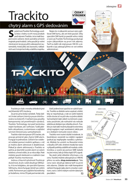 GPS alarm & tracker Trackito